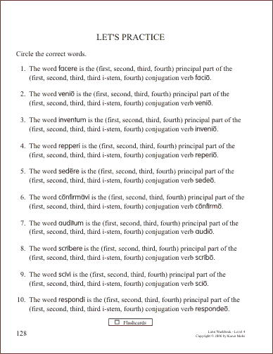 Latin Level 4 page 128