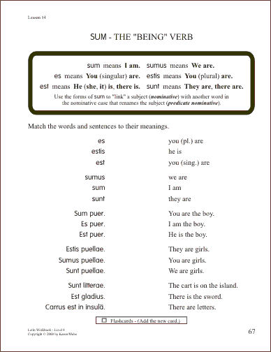 Latin Level 4 page 67